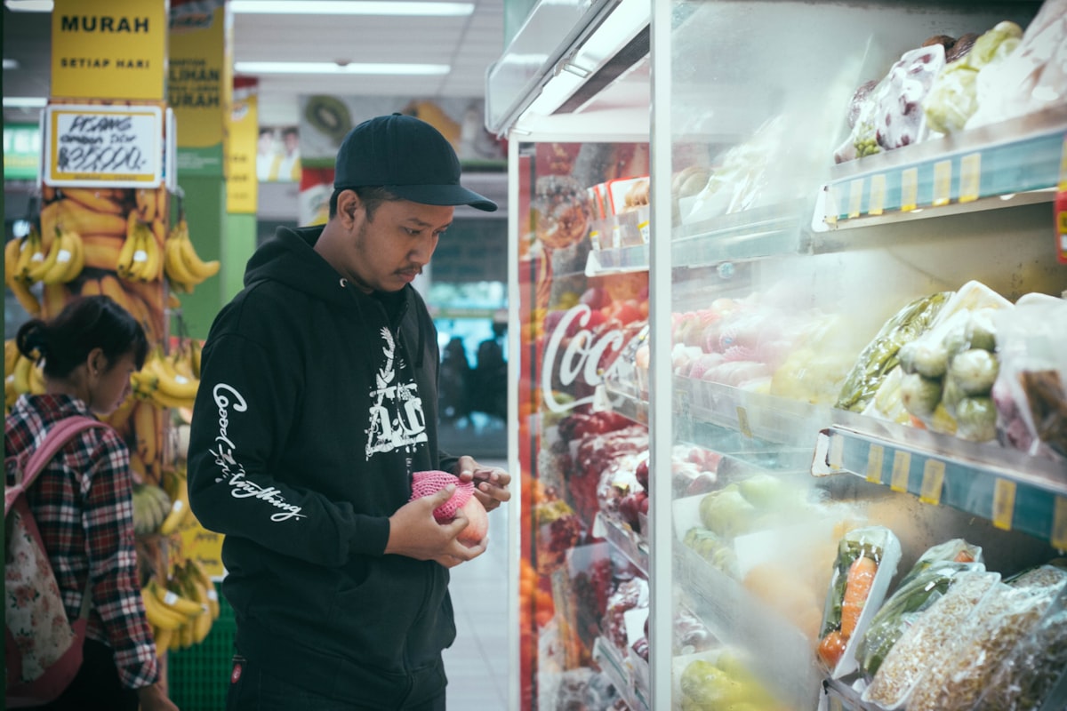 Healthy grocery shopping in Austria