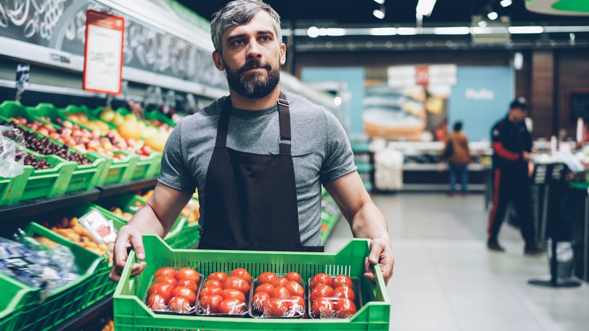 Healthy grocery selection
